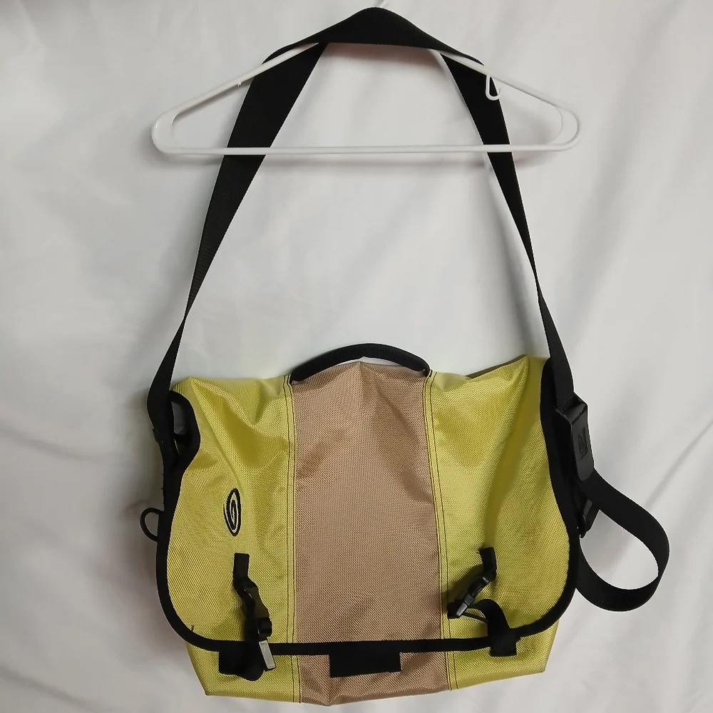 Timburk 2 Yellow and Tan Messenger Bag